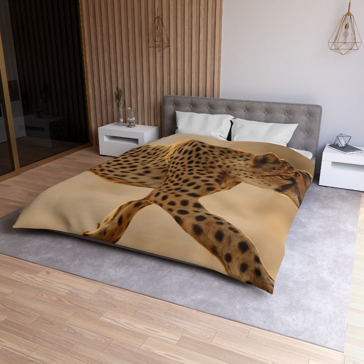 Wind Runner Cheetah unique patterned duvets