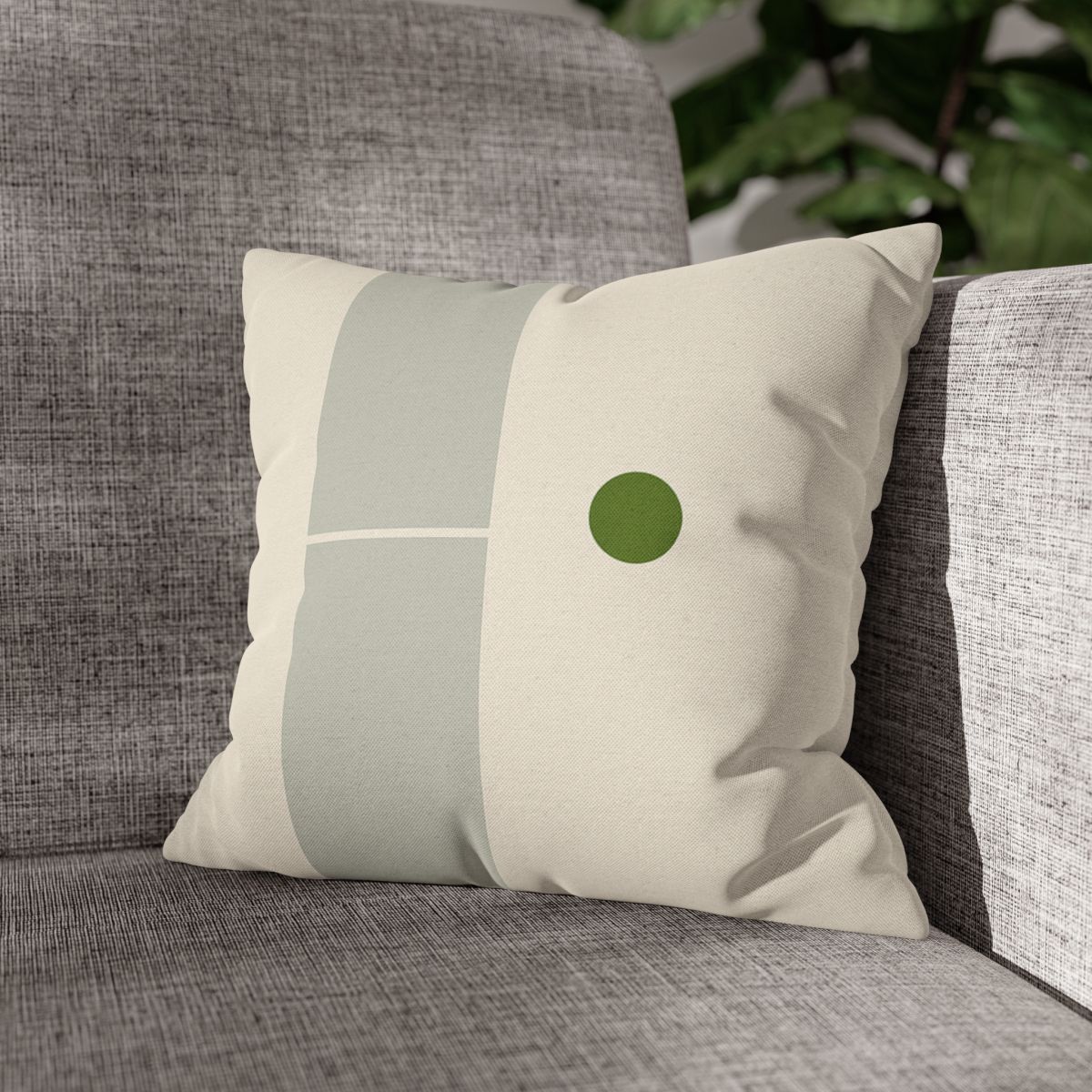 Split Column With Floating Dot soft cotton pillow cases