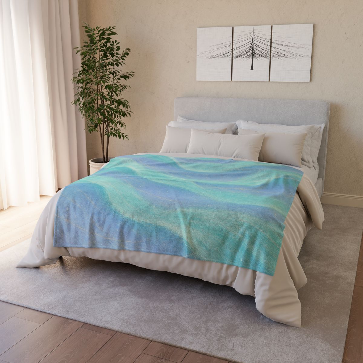 Auroral Dust Weave custom blankets