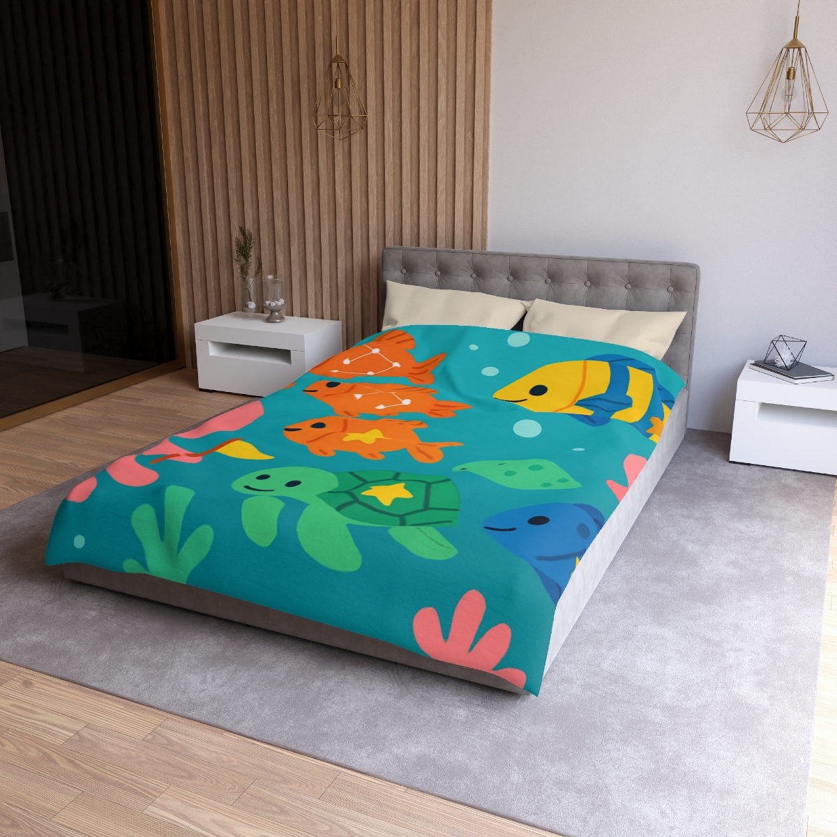 Underwater Galaxy Parade warm winter duvets