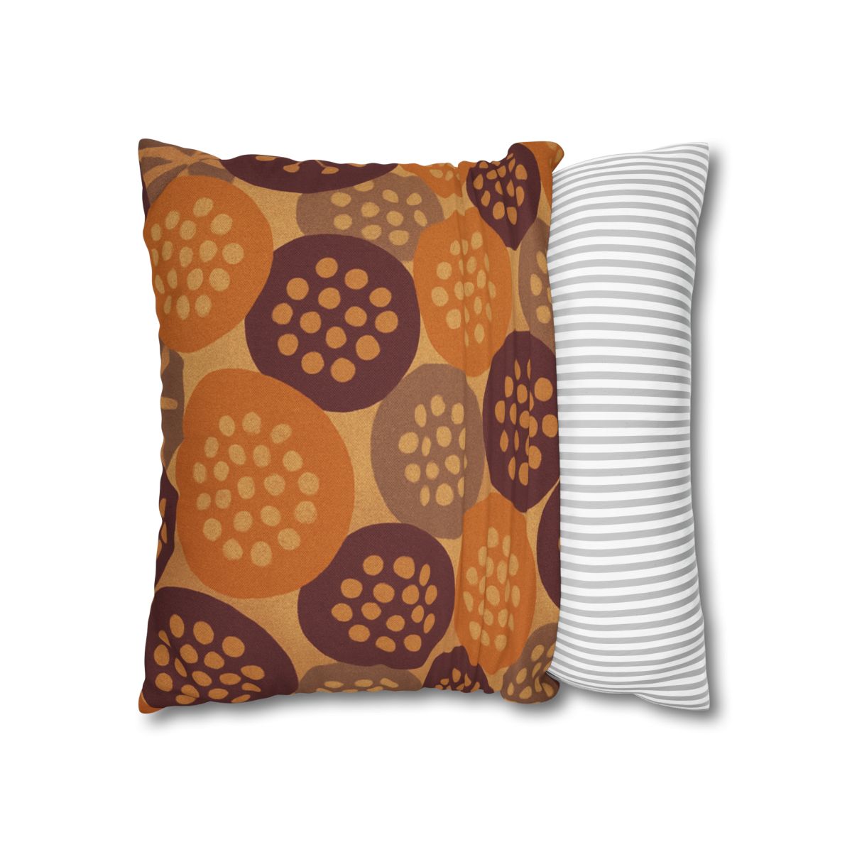 Seed Pod Cluster Mosaic custom pillow cases
