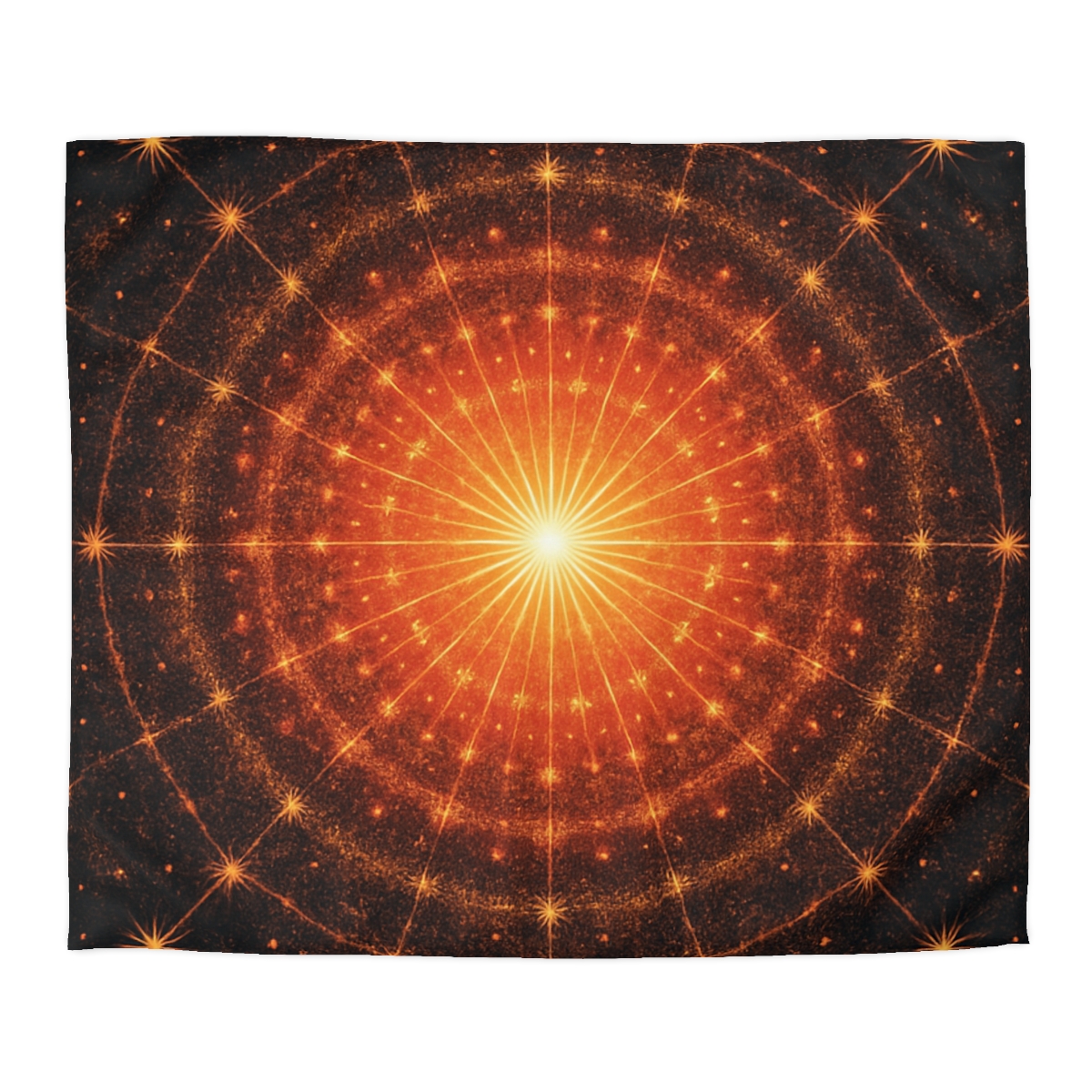 Photon Burst Mandala warm winter duvets