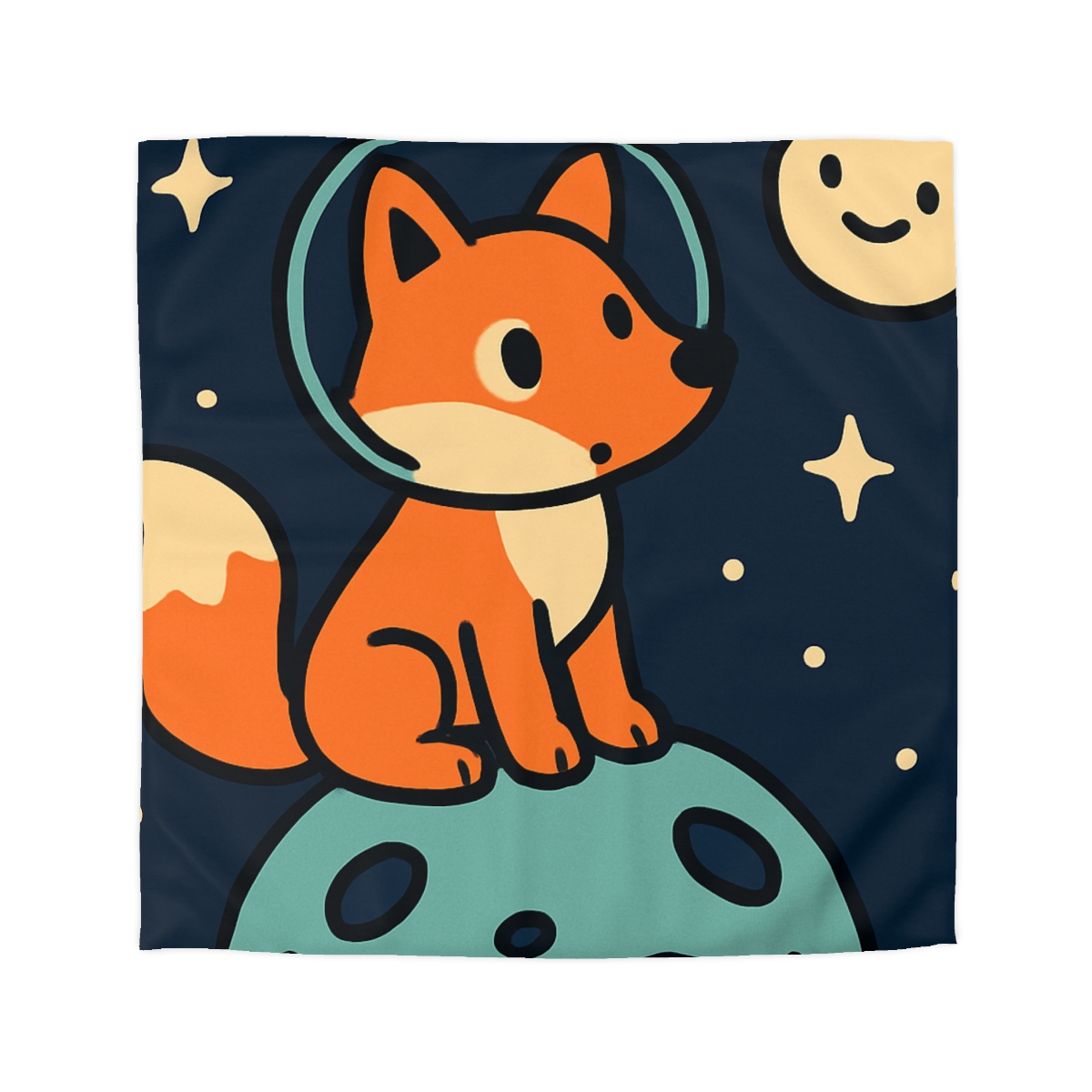 Starlight Explorer Fox soft comforter duvets