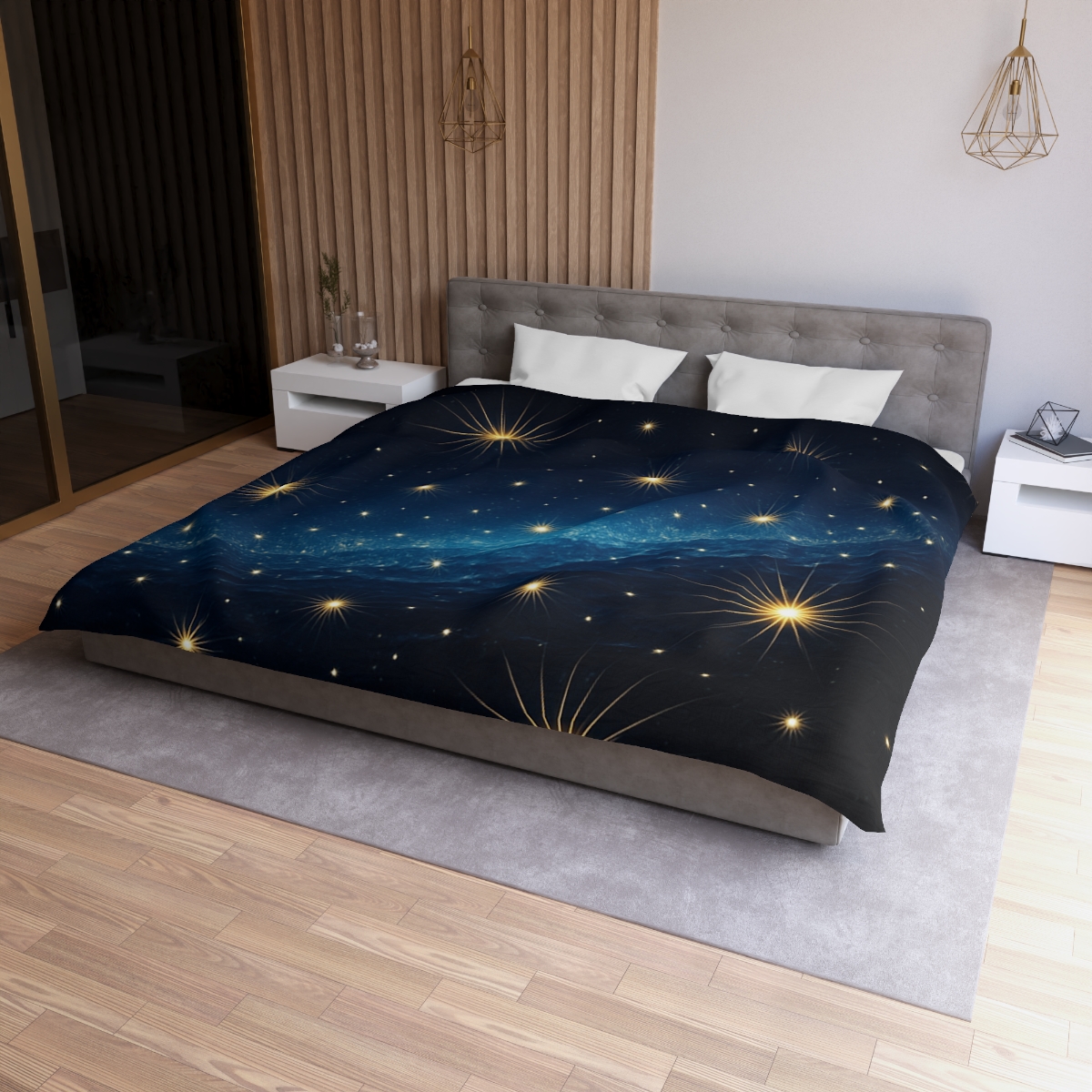 Starburst Fractal Tide personalized bedding duvets