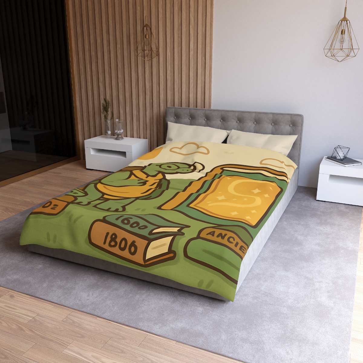 Time Traveling Tortoise Library warm winter duvets