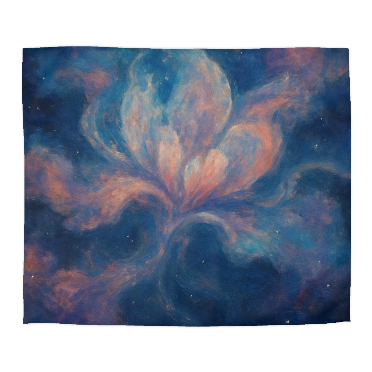 Velvet Plasma Bloom Tapestry custom duvets