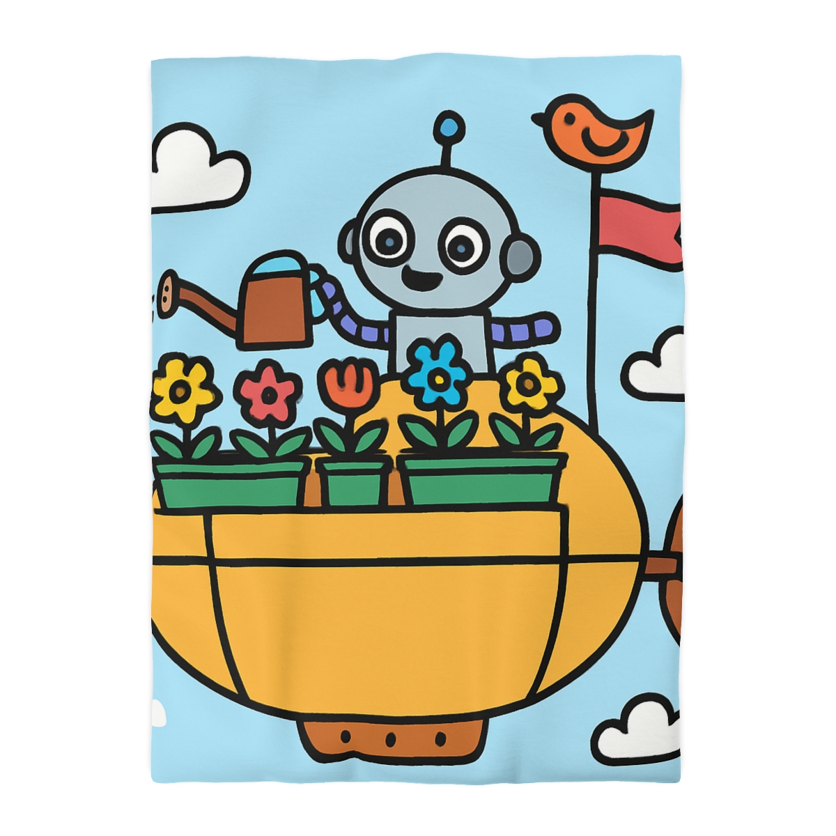 Sky Garden On A Friendly Airship trendy bedroom duvets