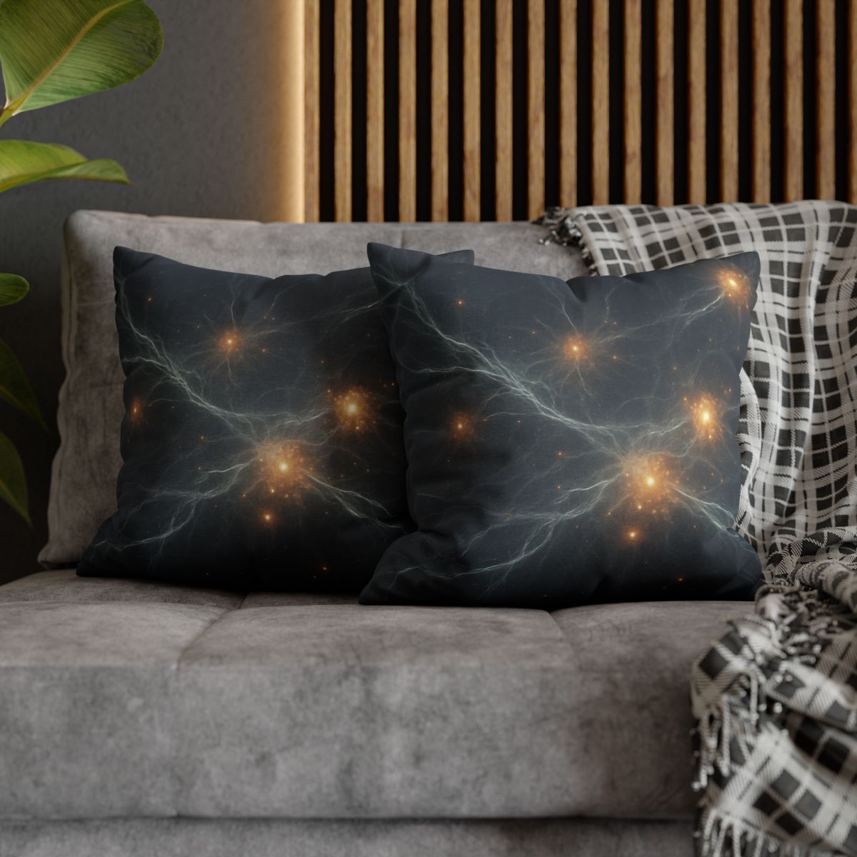 Cosmic Web Filament soft cotton pillow cases