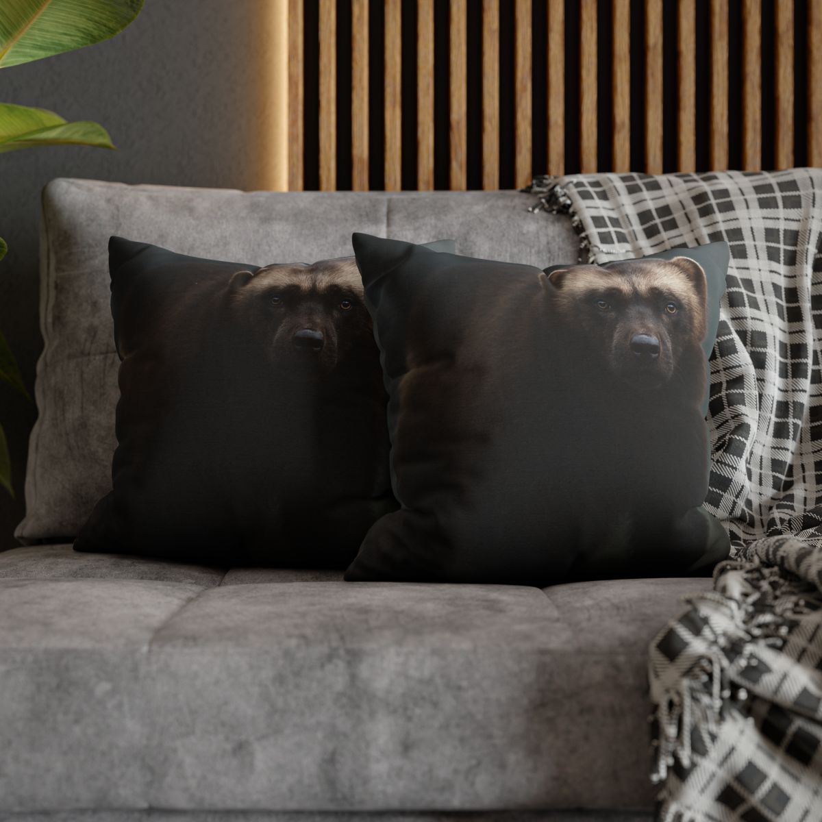 Velvet Shadow Wolverine soft cotton pillow cases