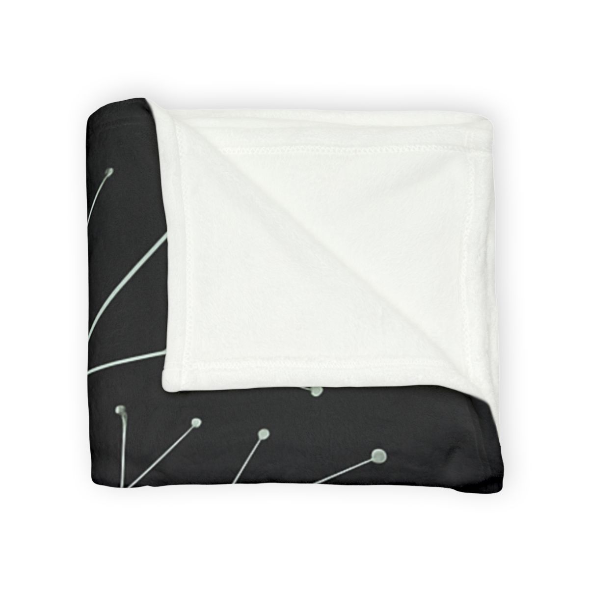 Leaf Vein Constellation Map soft fleece blankets