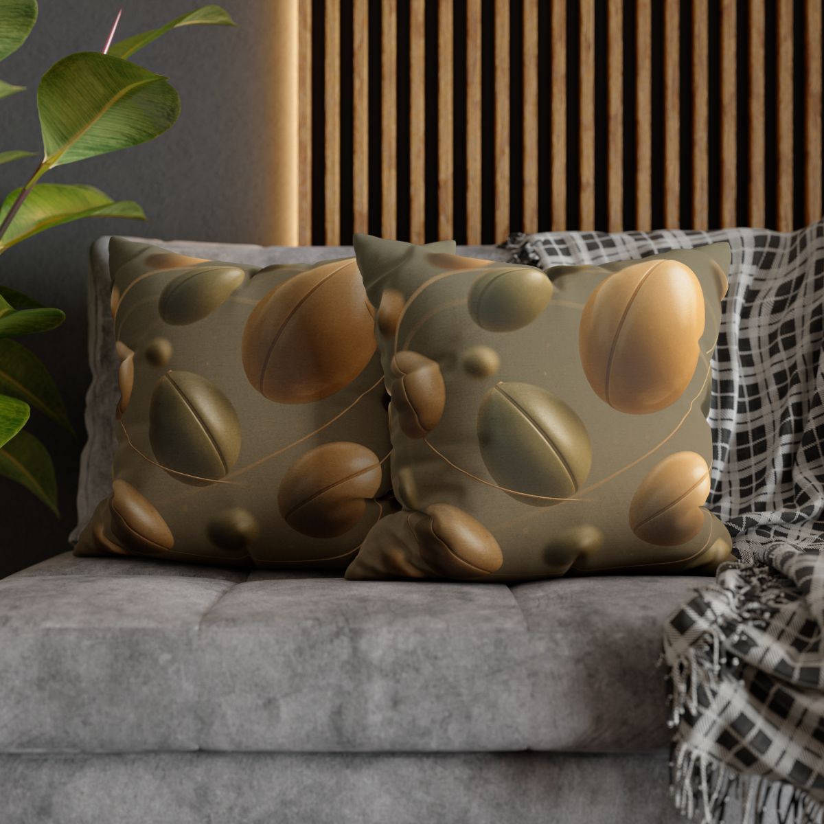 Seed Pod Orbit Cluster custom pillow cases