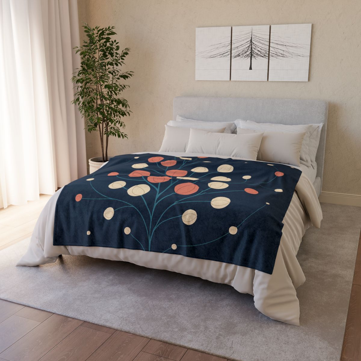 Bud Cluster Constellation warm winter blankets