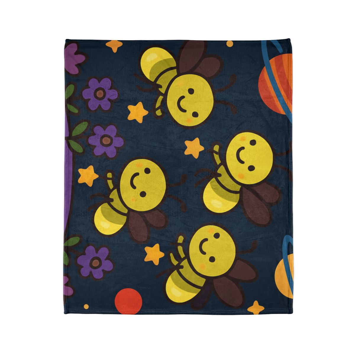 Galaxy Garden Of Singing Fireflies decorative home blankets