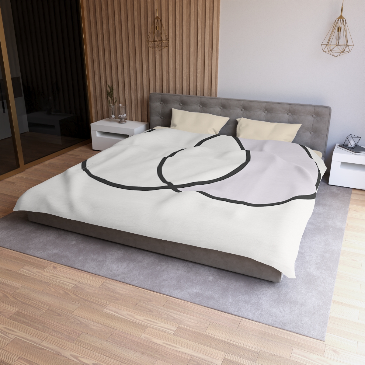 Quiet Eclipse Pairing personalized bedding duvets