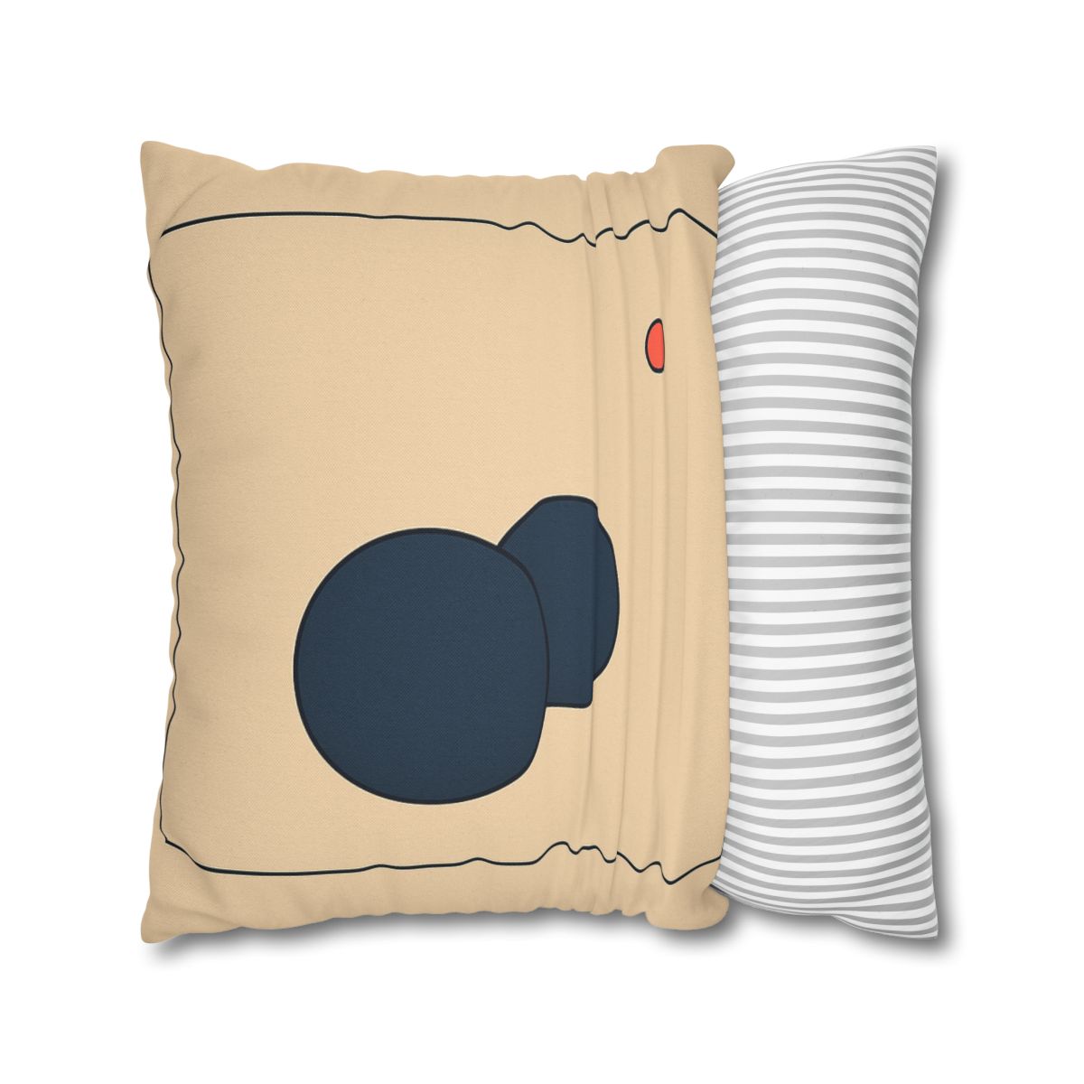Offset Frame With Two Quiet Discs stylish decorative pillowcases