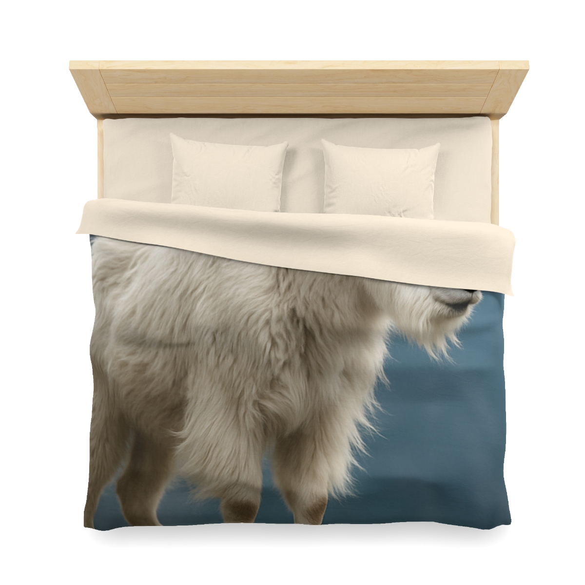 Glimmer Peak Mountain Goat trendy bedroom duvets