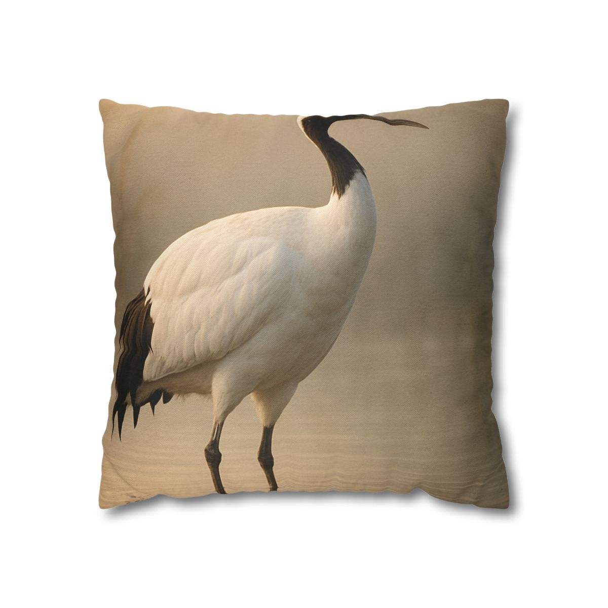 Dawn Balance Red Crowned Crane personalized pillow covers