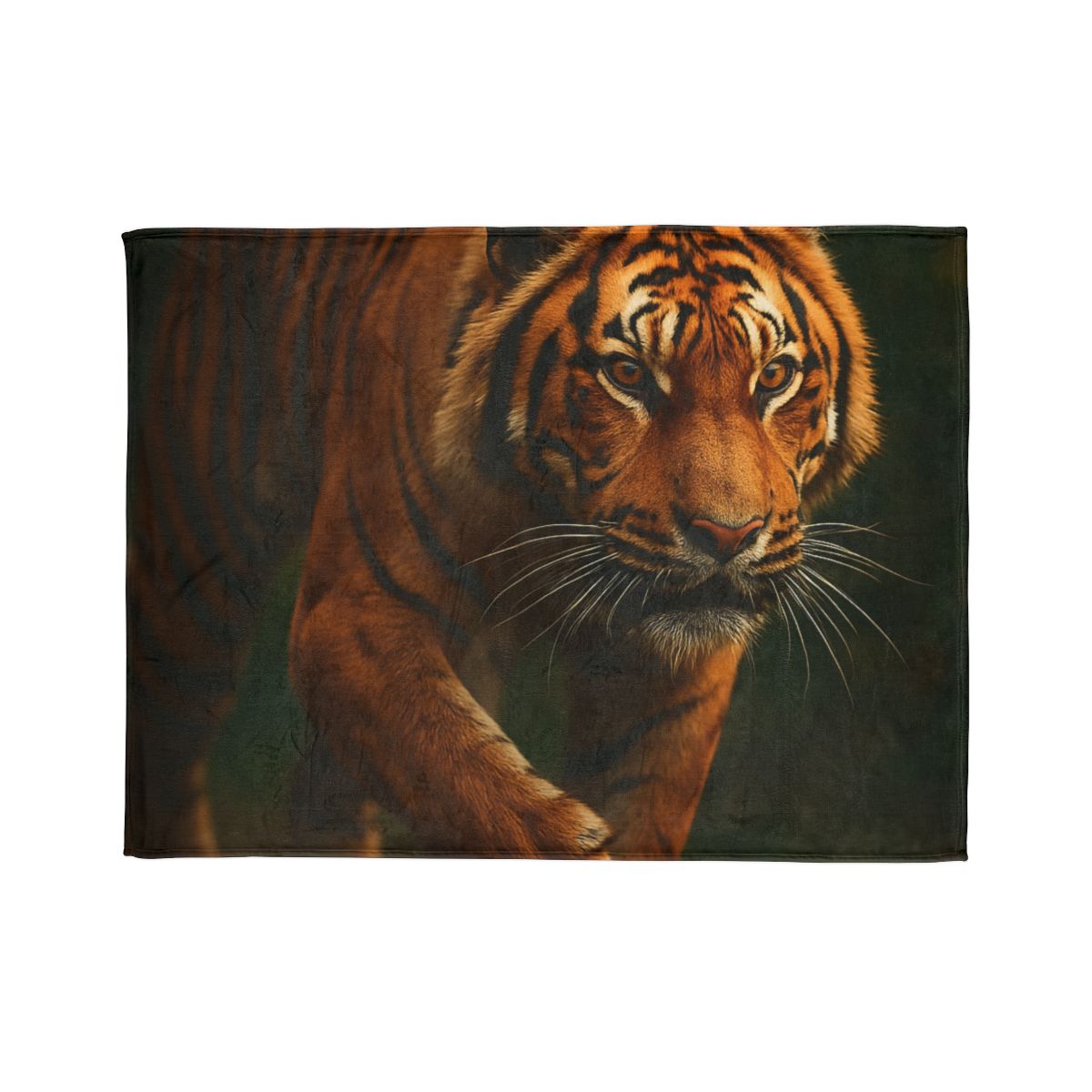Forest Stalker Bengal Tiger stylish throw blankets