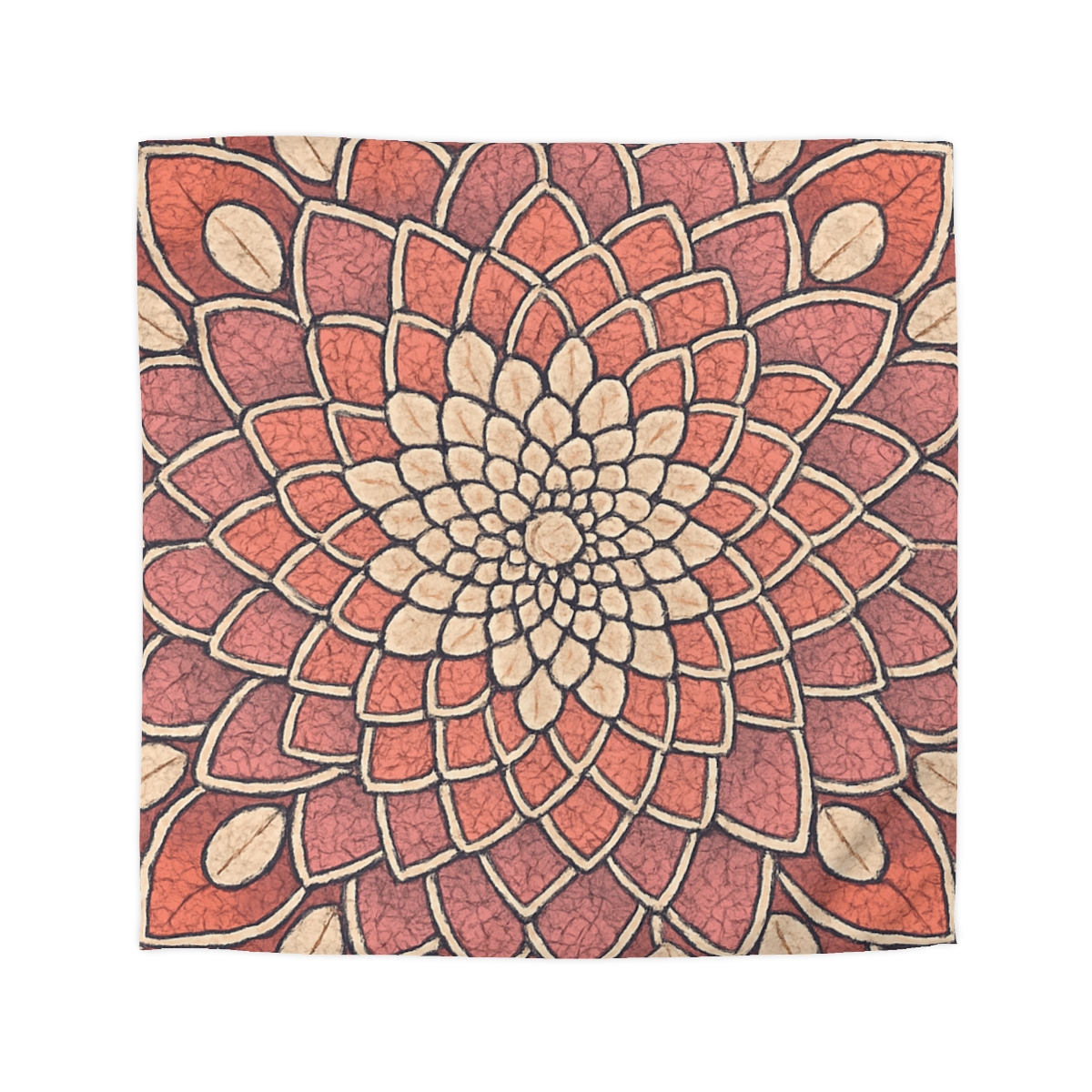 Bud Mosaic Fractal Bloom trendy bedroom duvets