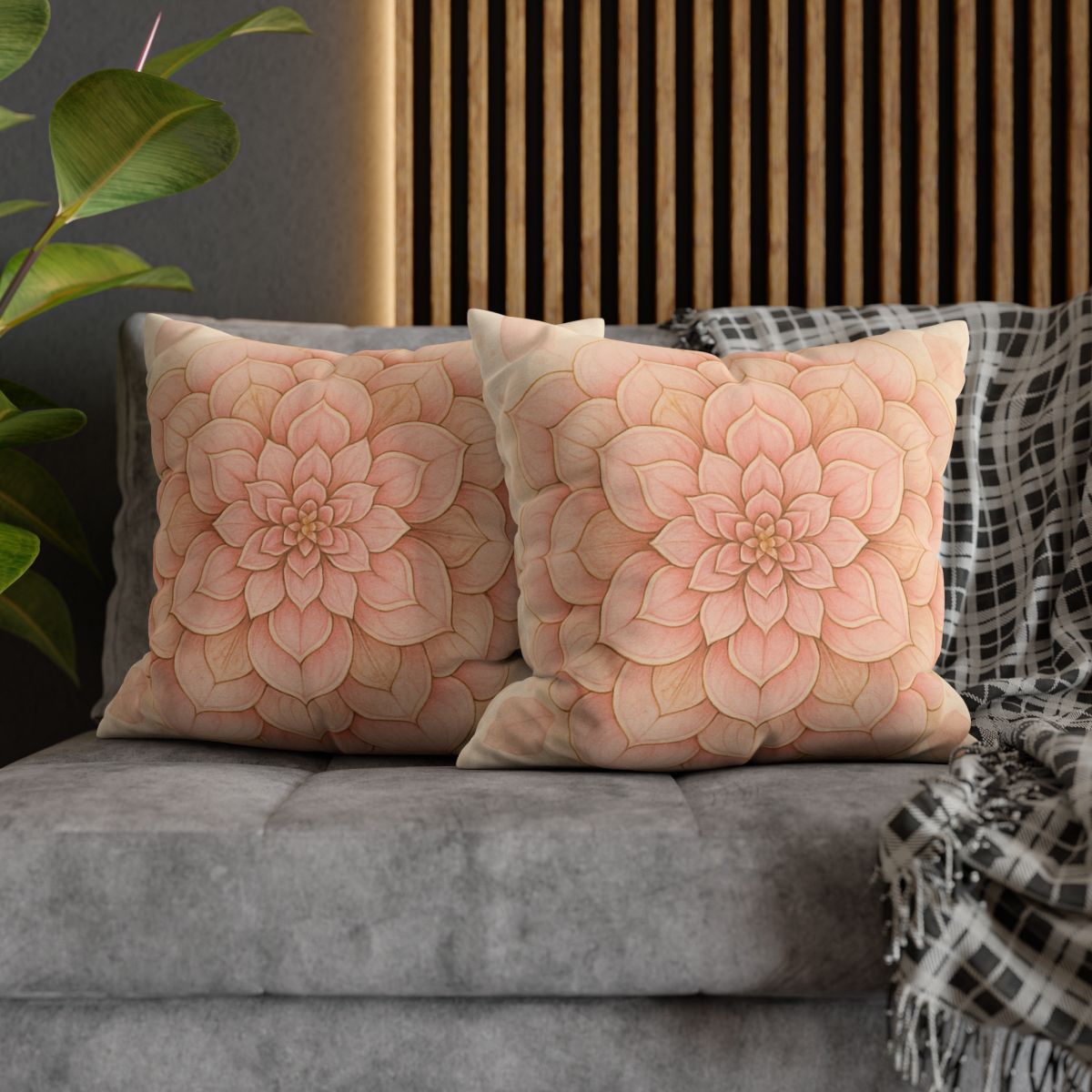 Petal Concentric Chorus designer print pillow cases
