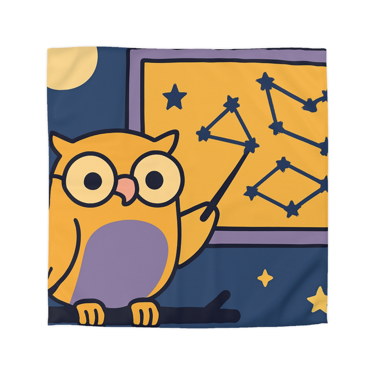 Moonlit Owl Classroom designer printed duvets