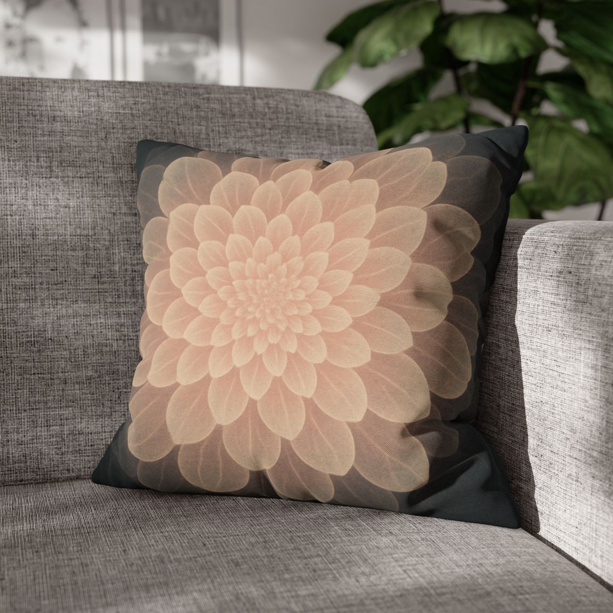 Petal Halo Fractals trendy patterned pillow cases