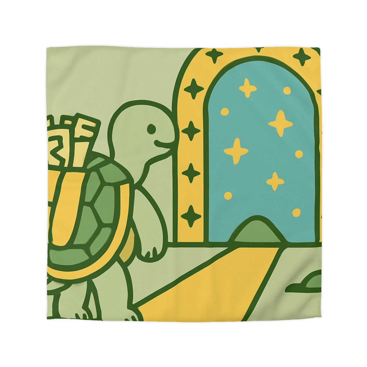 Time-Traveling Tortoise trendy bedroom duvets