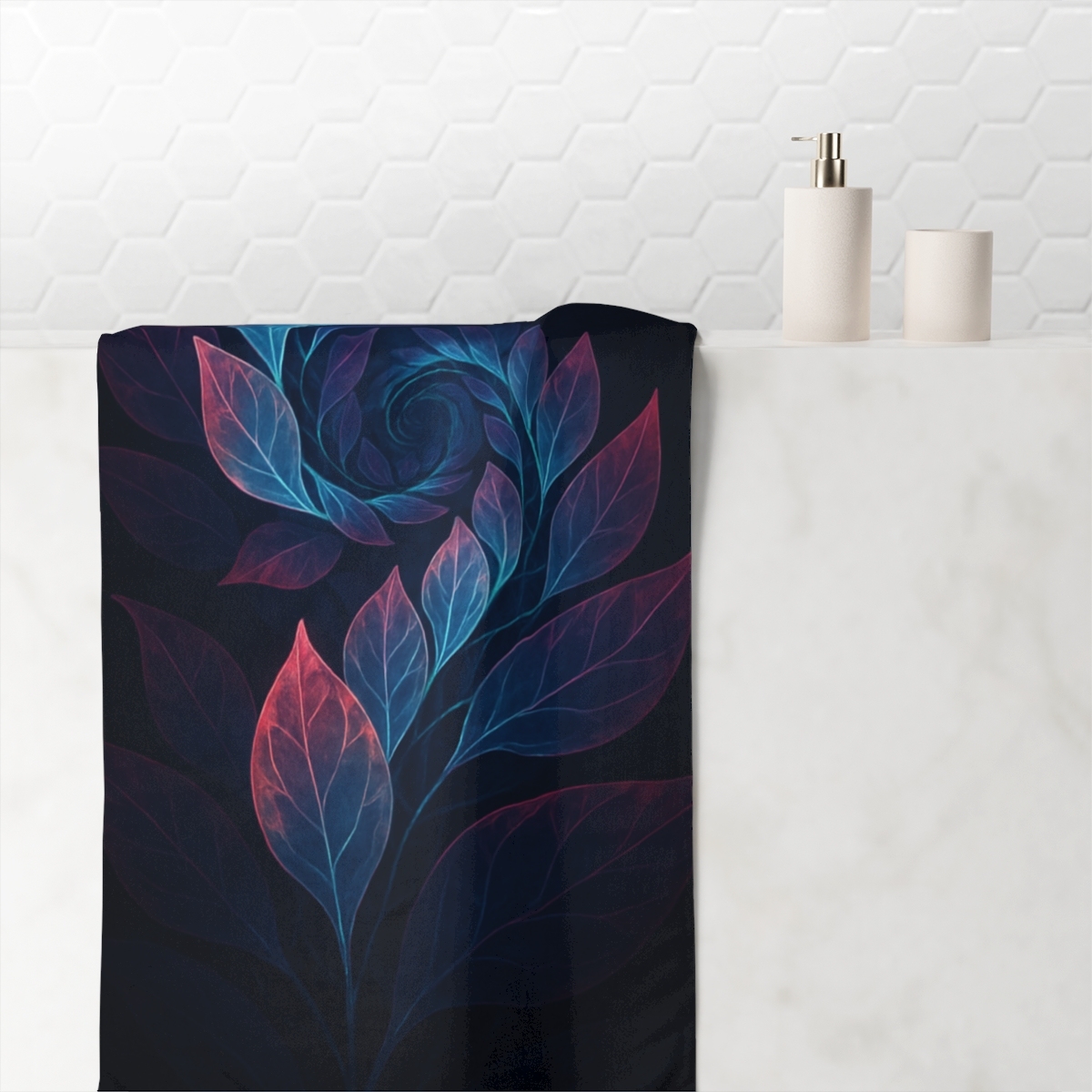 Petal Prism Helix decorative home towelscustom towels