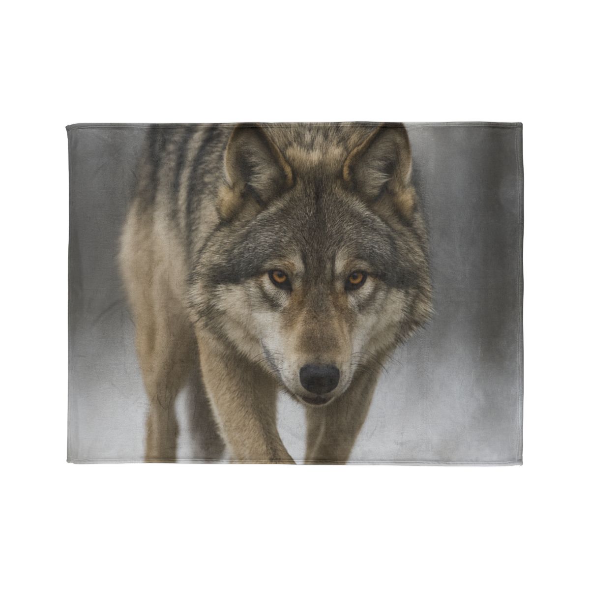Silver Hush Gray Wolf warm winter blankets