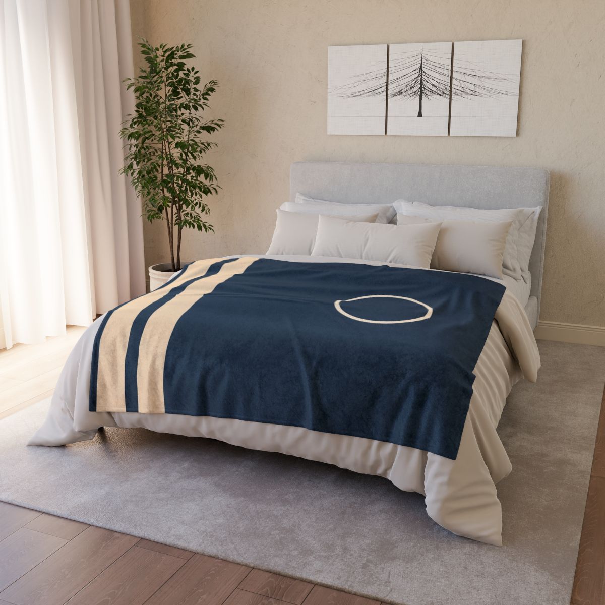 Quiet Column And Floating Ring trendy patterned blankets