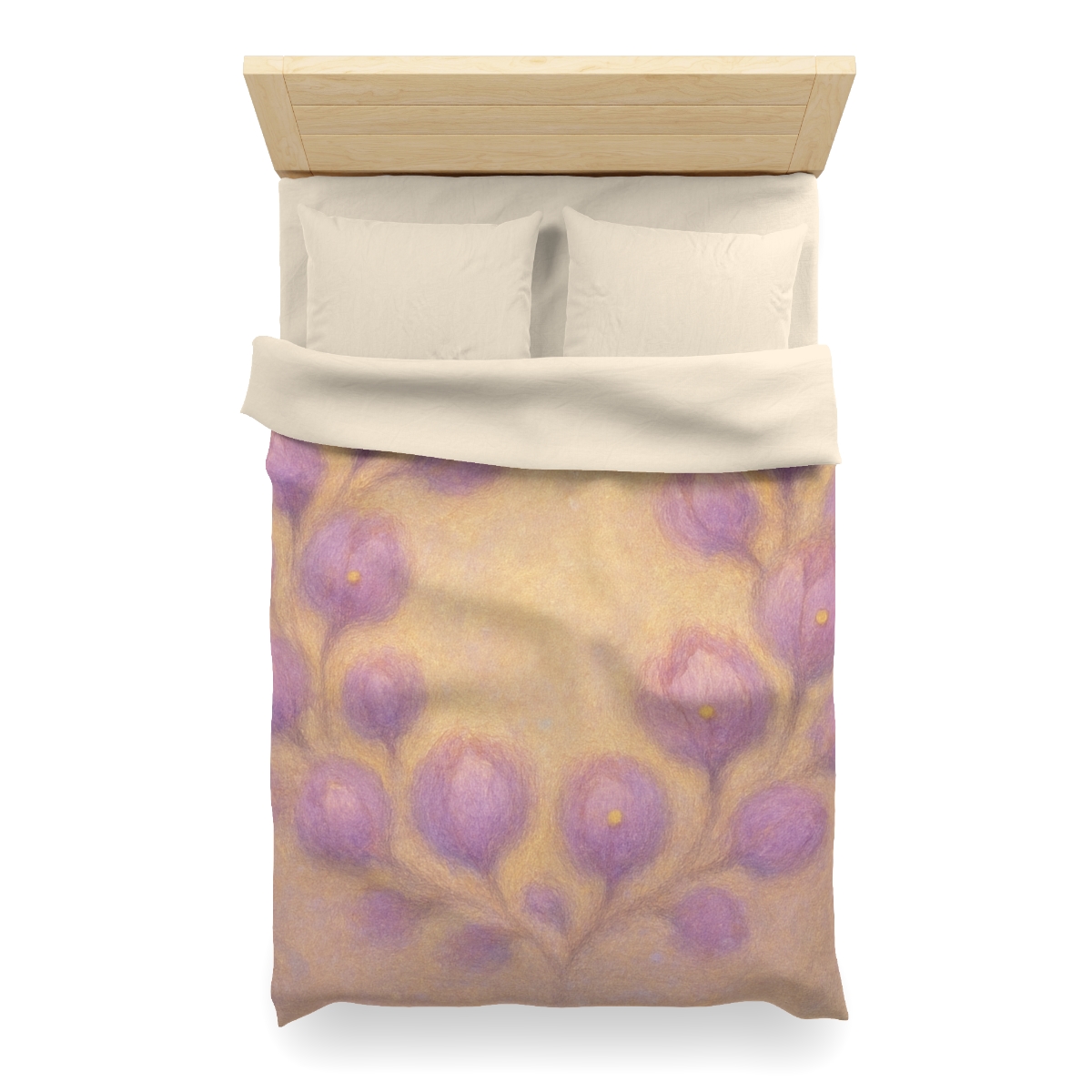 Bud Cluster Halo designer printed duvets