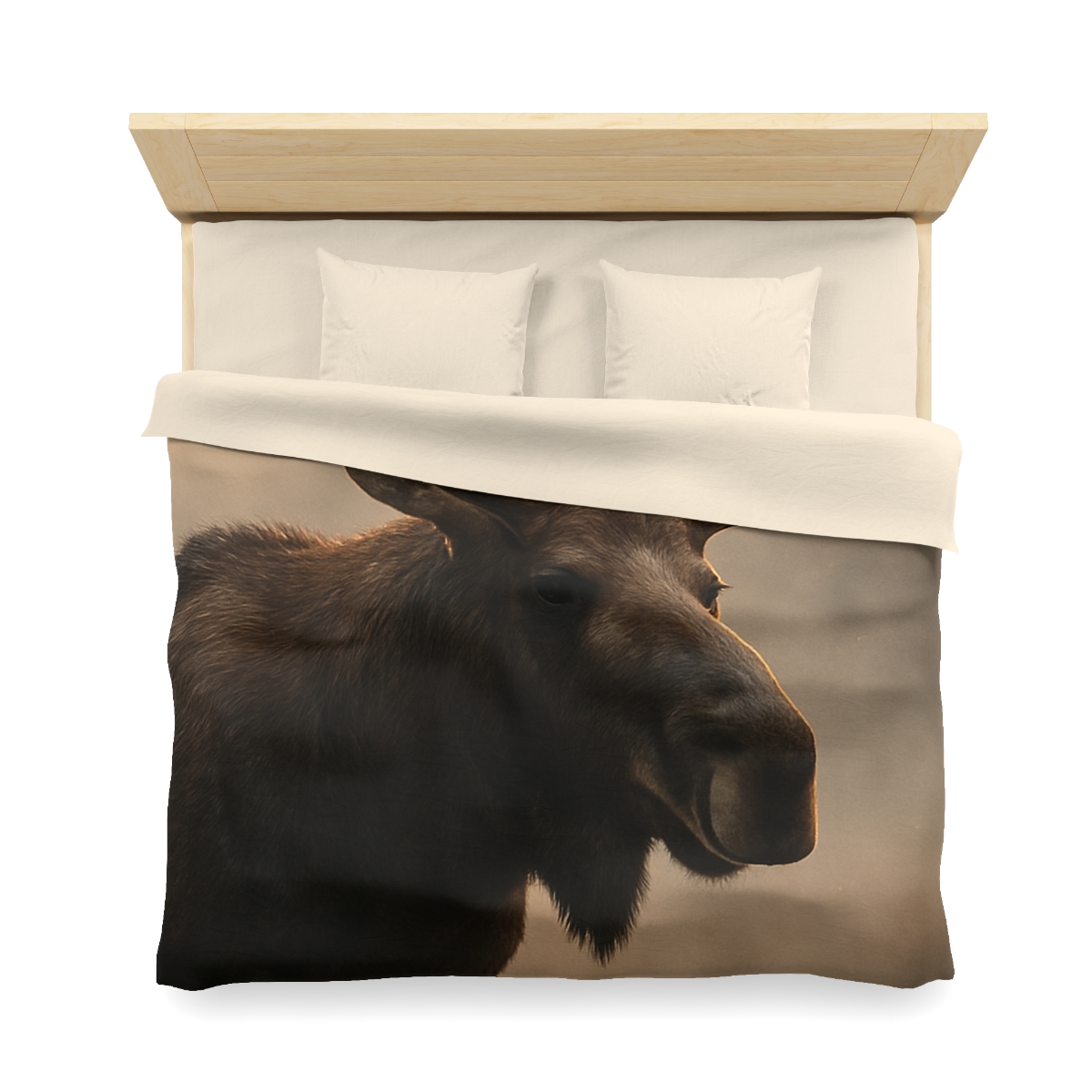 Dawn Mirror Moose warm winter duvets