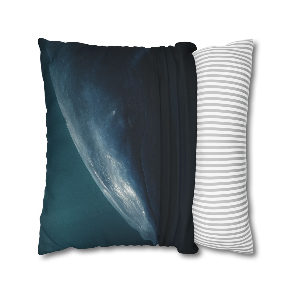 Ocean Song Blue Whale personalized pillow covers