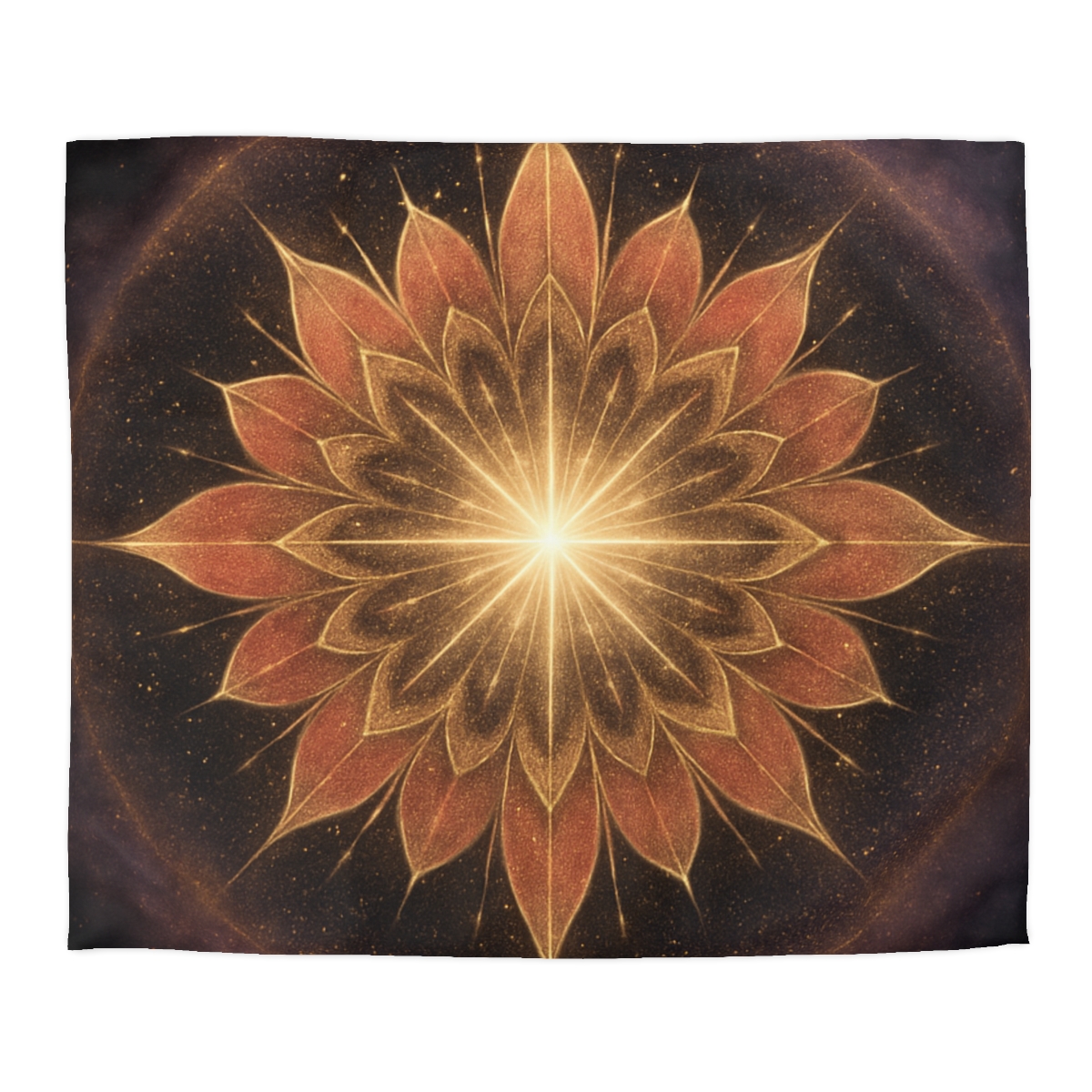 Starburst Petal Crown soft comforter duvets