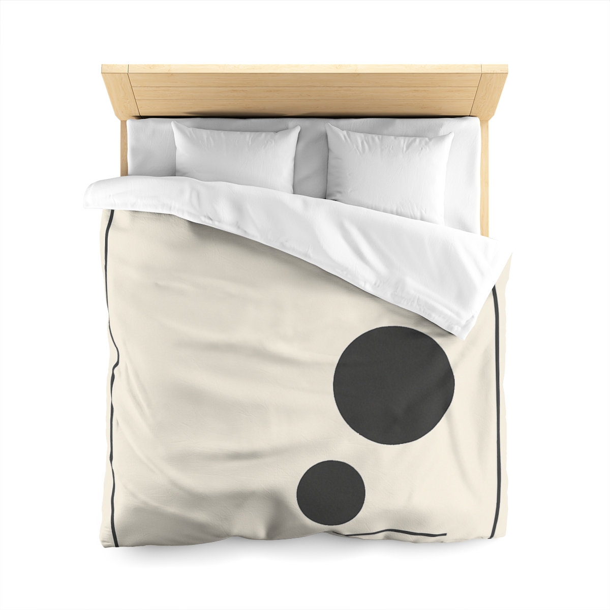 Offset Frame With Twin Disks soft comforter duvets