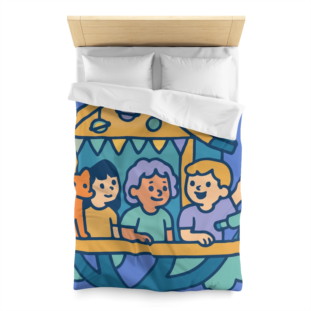Galaxy Treehouse Explorers stylish duvet covers