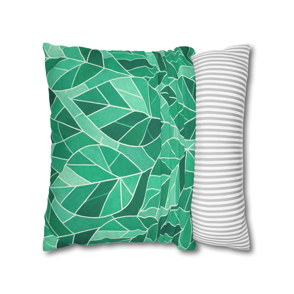 Crystal Leaf Mosaic personalized pillow covers