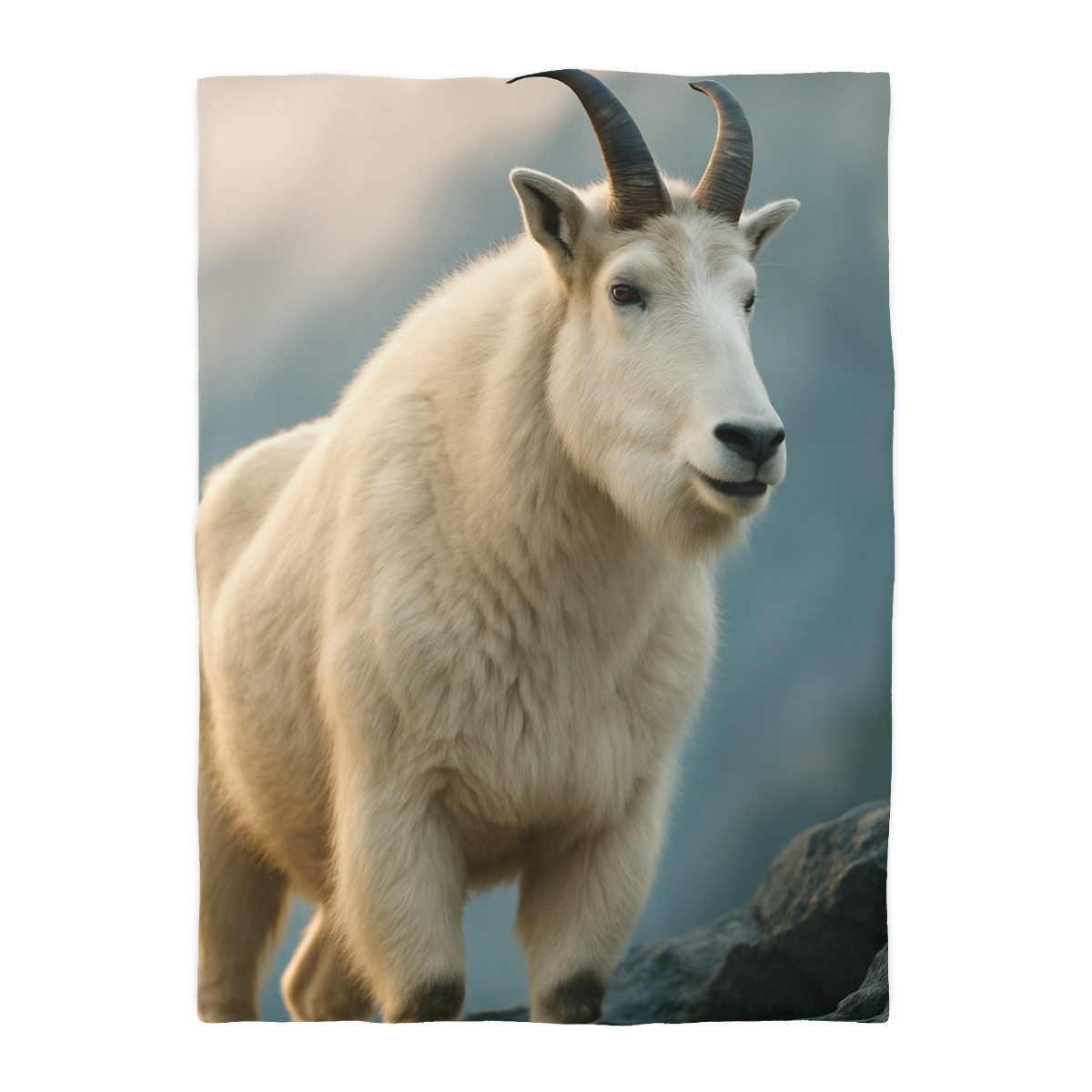 Glacier Watch Mountain Goat unique patterned duvets