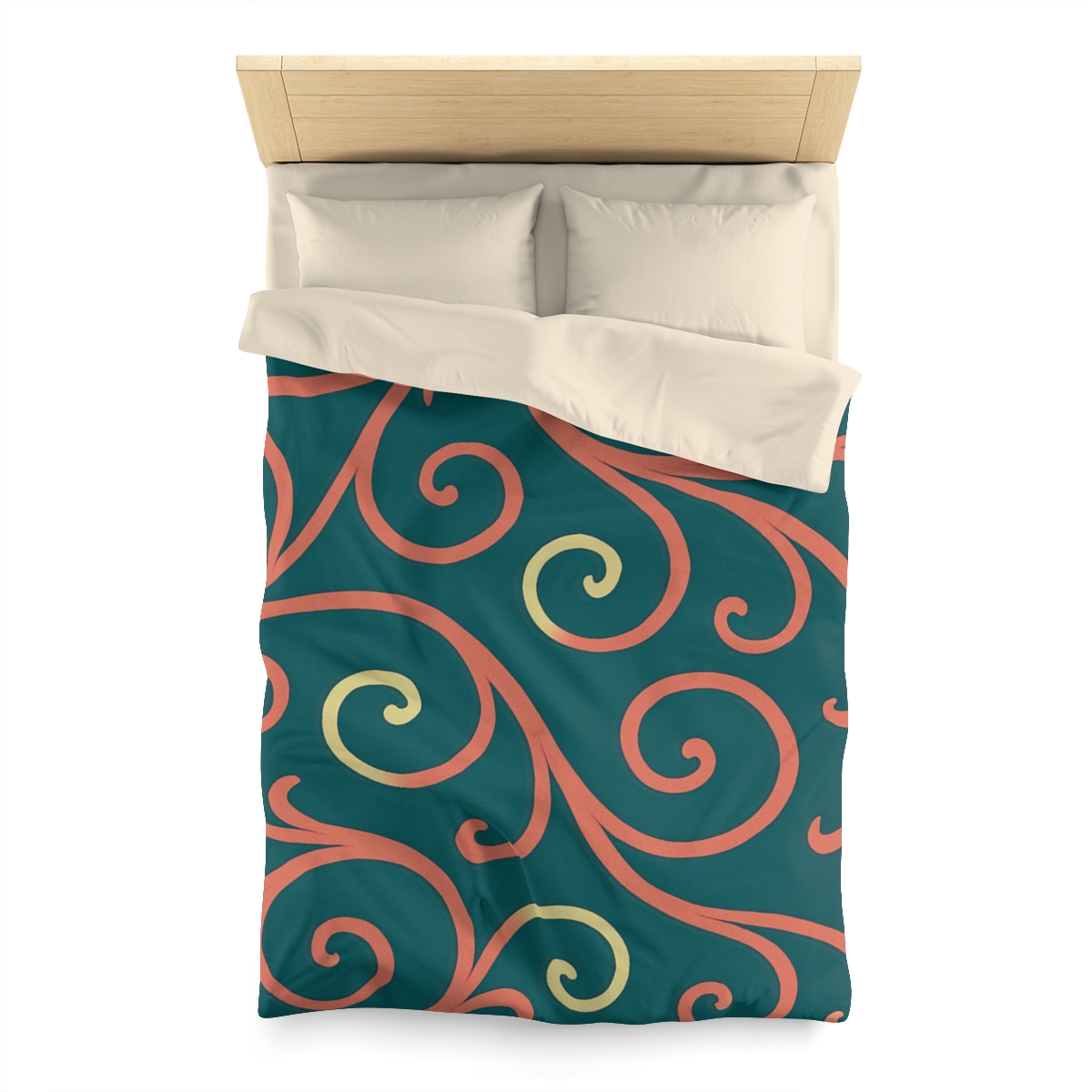 Curling Tendril Wave duvets for gifts