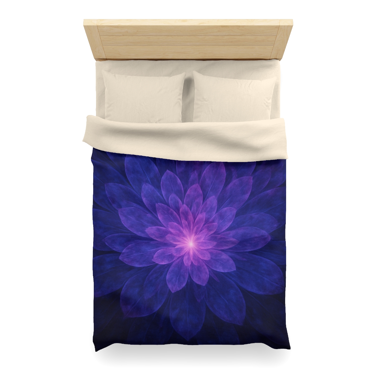 Nebula Petal Radiance designer printed duvets