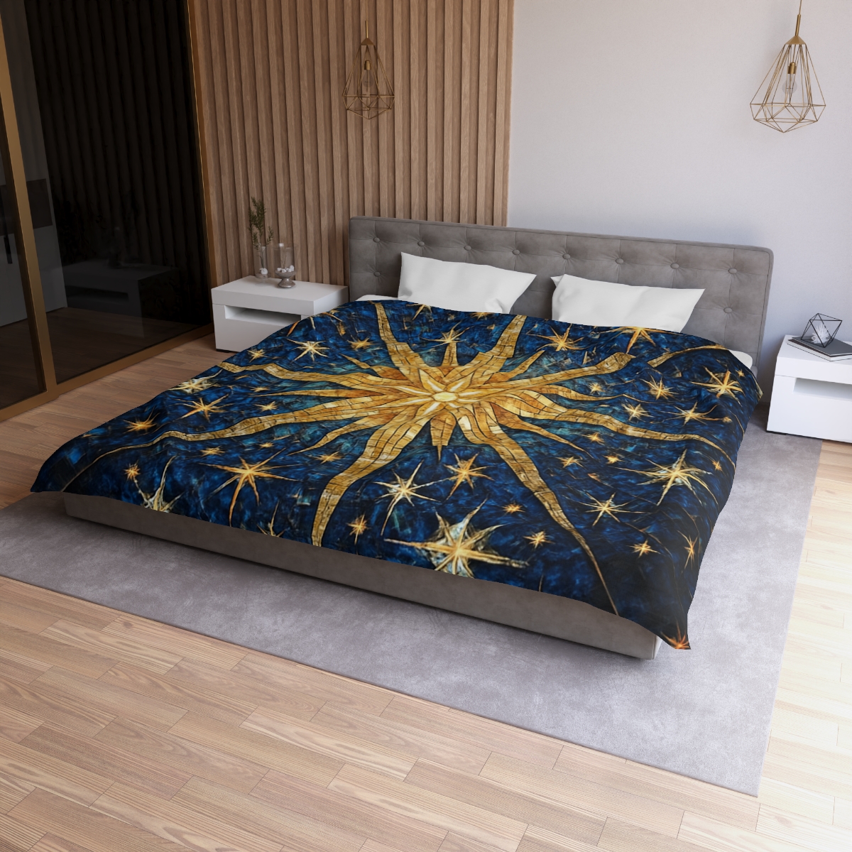 Starburst Radiant Mosaic custom duvets