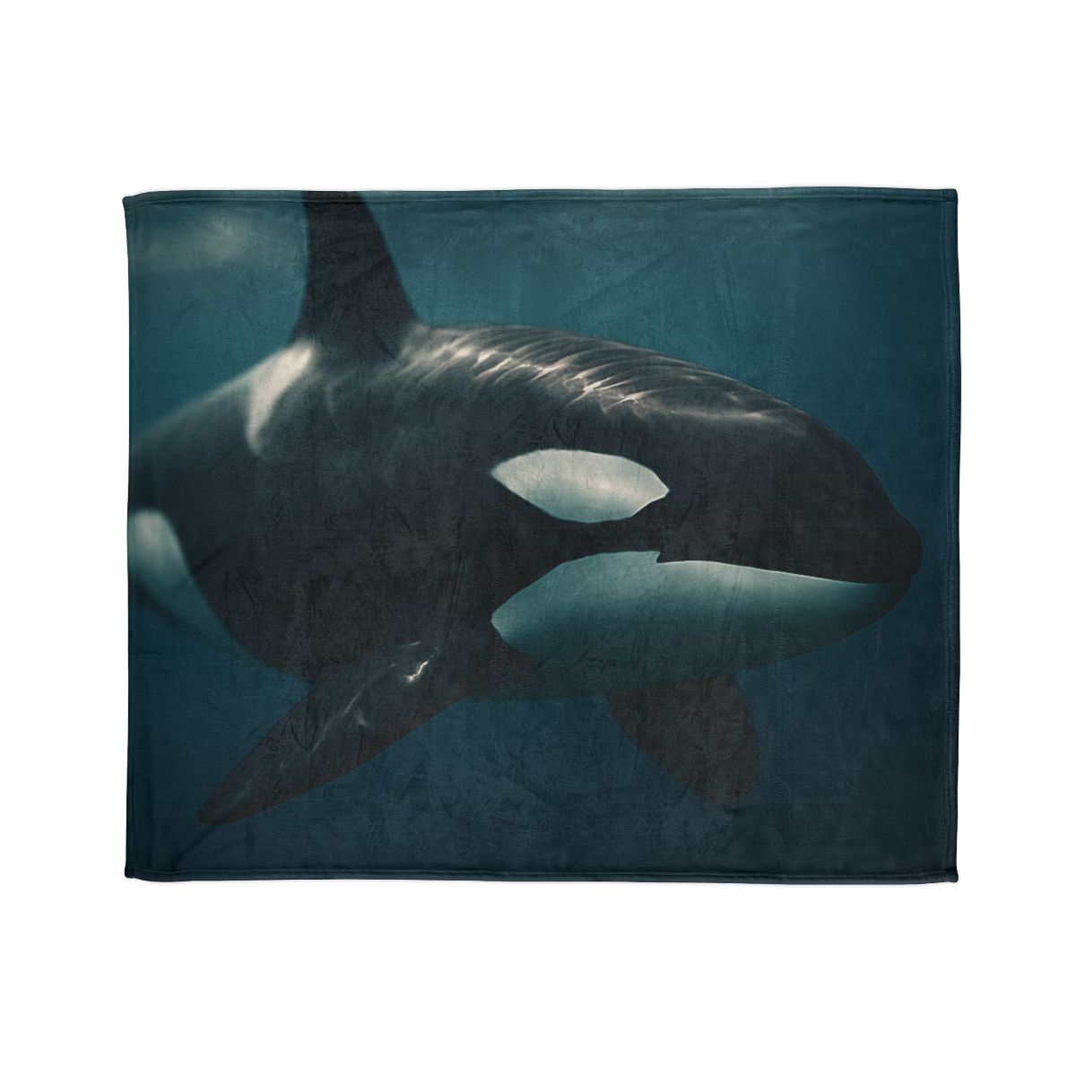 Tidal Shadow Orca designer printed blankets