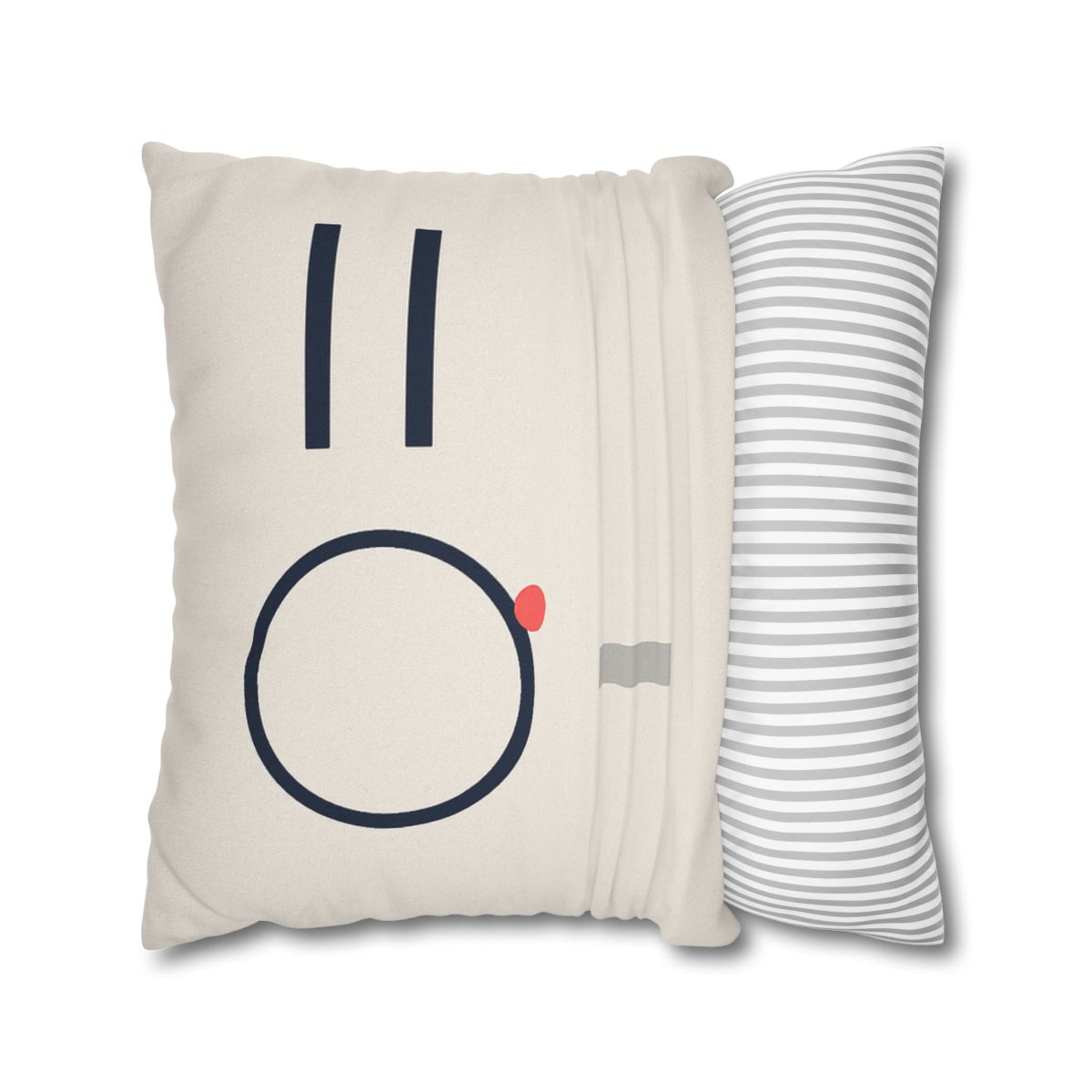 Quiet Orbit With Offset Bars designer print pillow cases