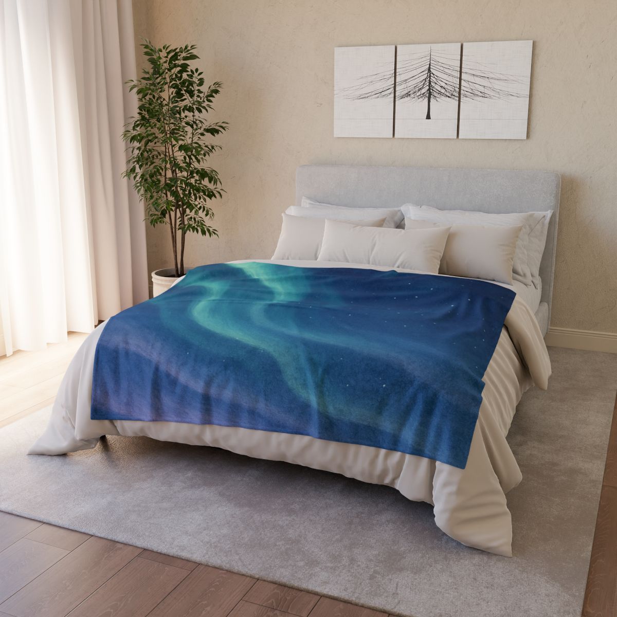 Aurora Tide Convergence trendy patterned blankets