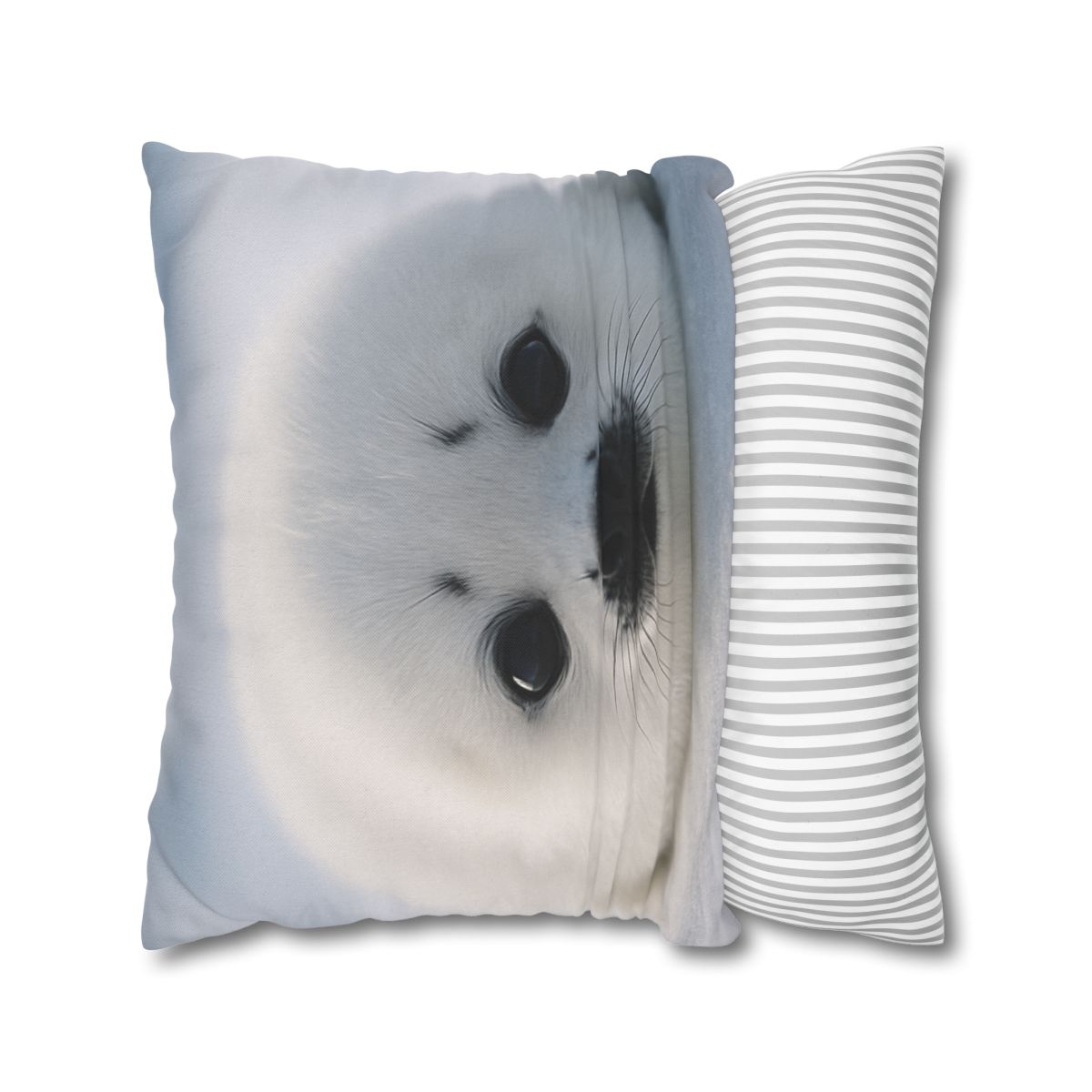 Snow Dream Harp Seal Pup stylish decorative pillowcases