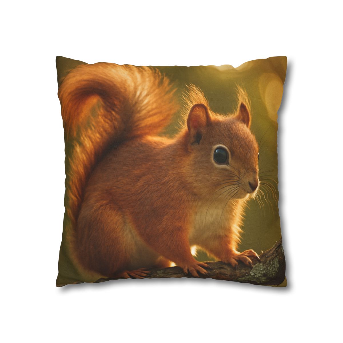 Sunrise Forager Red Squirrel comfortable bedding pillow covers