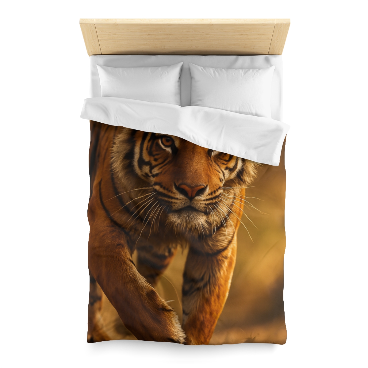 Crimson Stride Tiger duvets for gifts