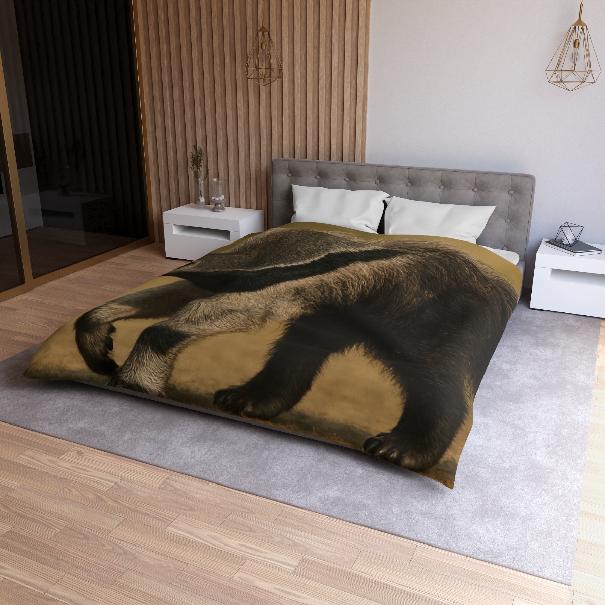 Velvet Trail Giant Anteater unique patterned duvets