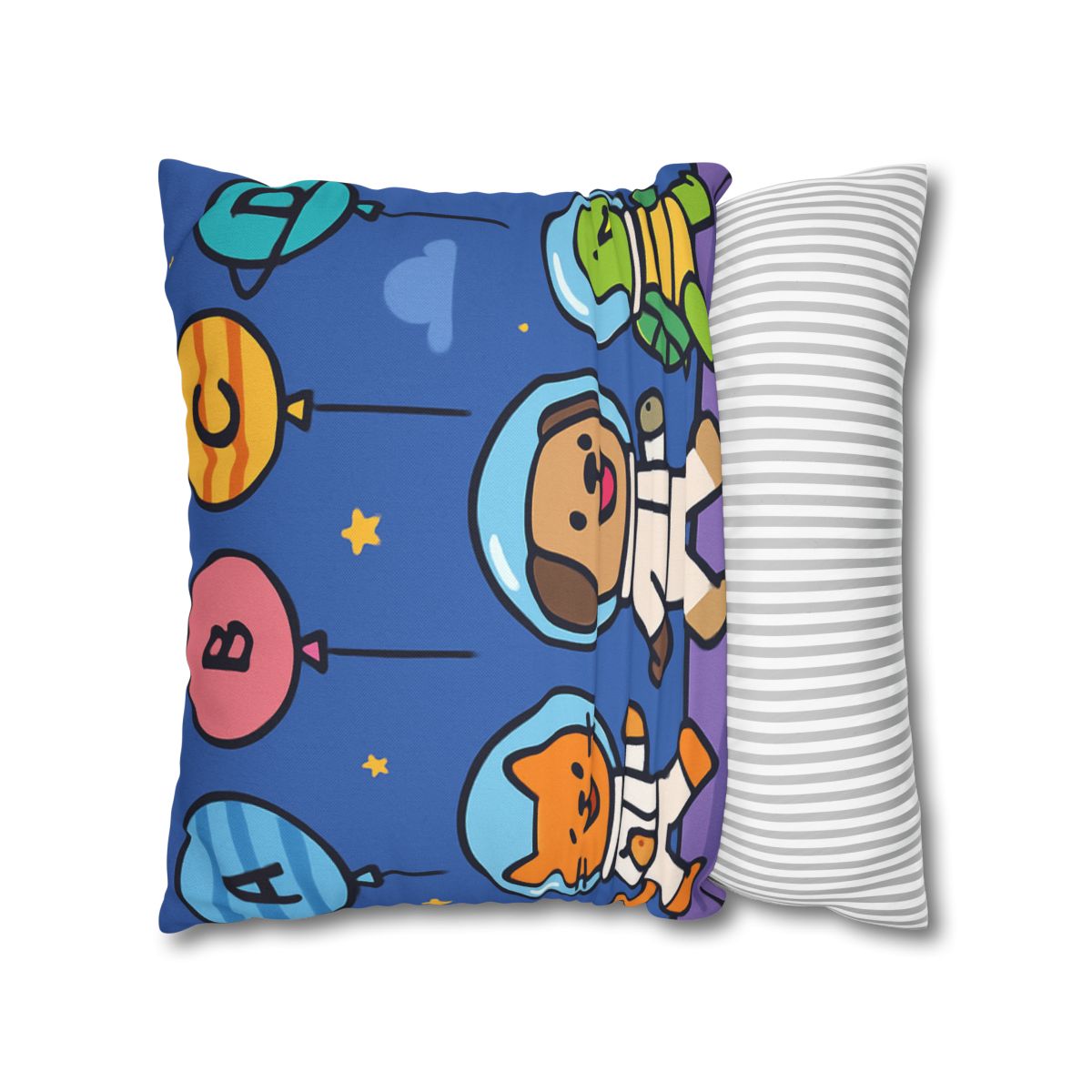 Planet Parade Of The Animal Astronauts personalized pillow covers