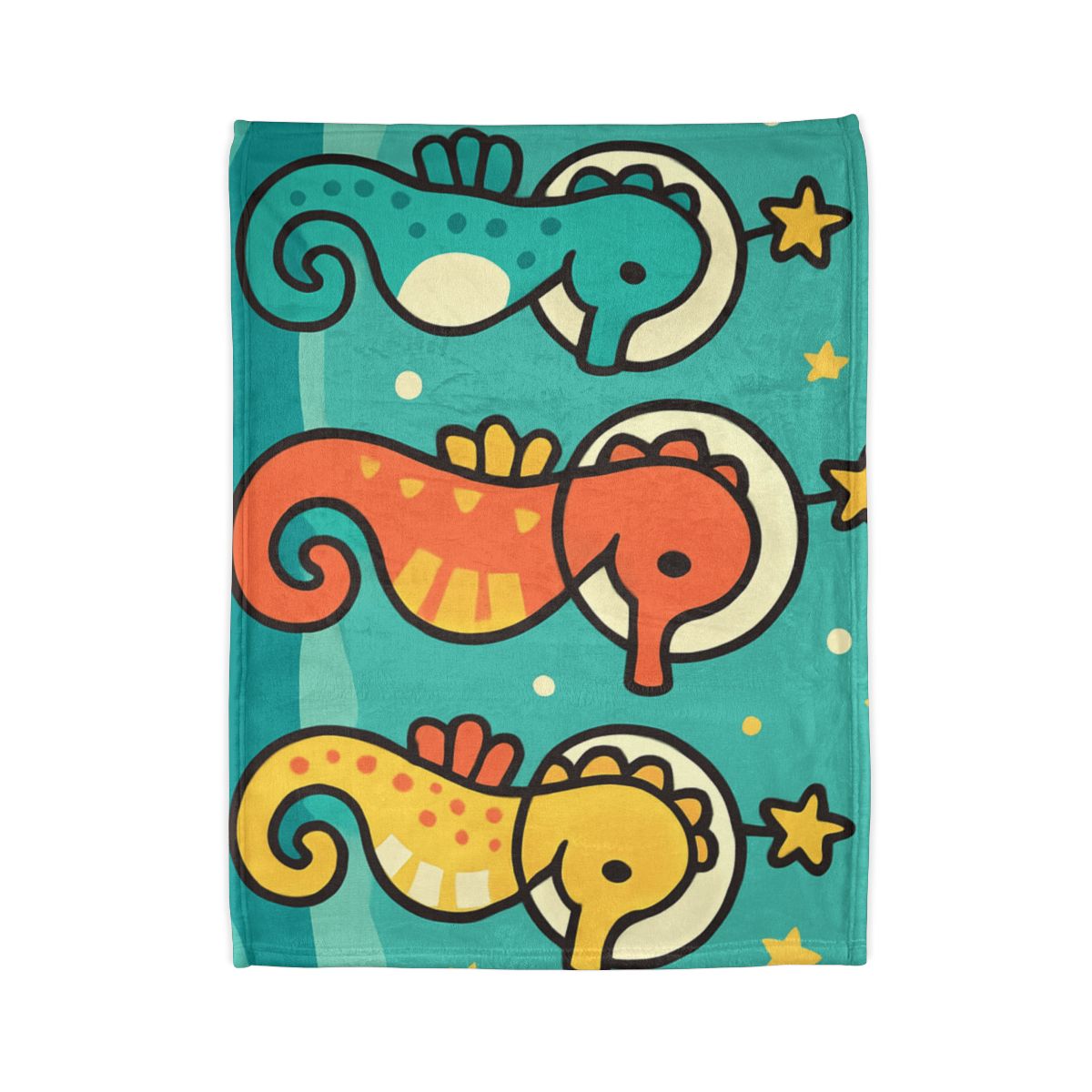 Starship Seahorse Parade unique gift blanketscustom blankets